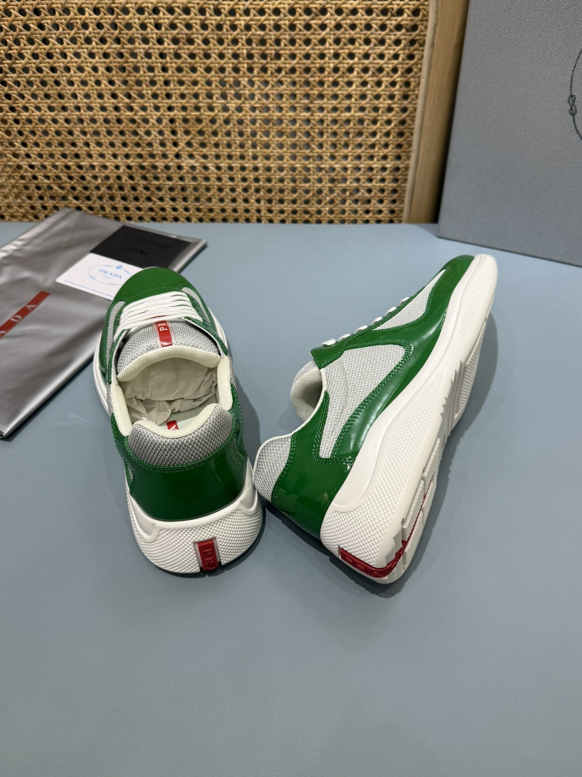 Sneakers America's Cup 'Vert Verni' — vue 12