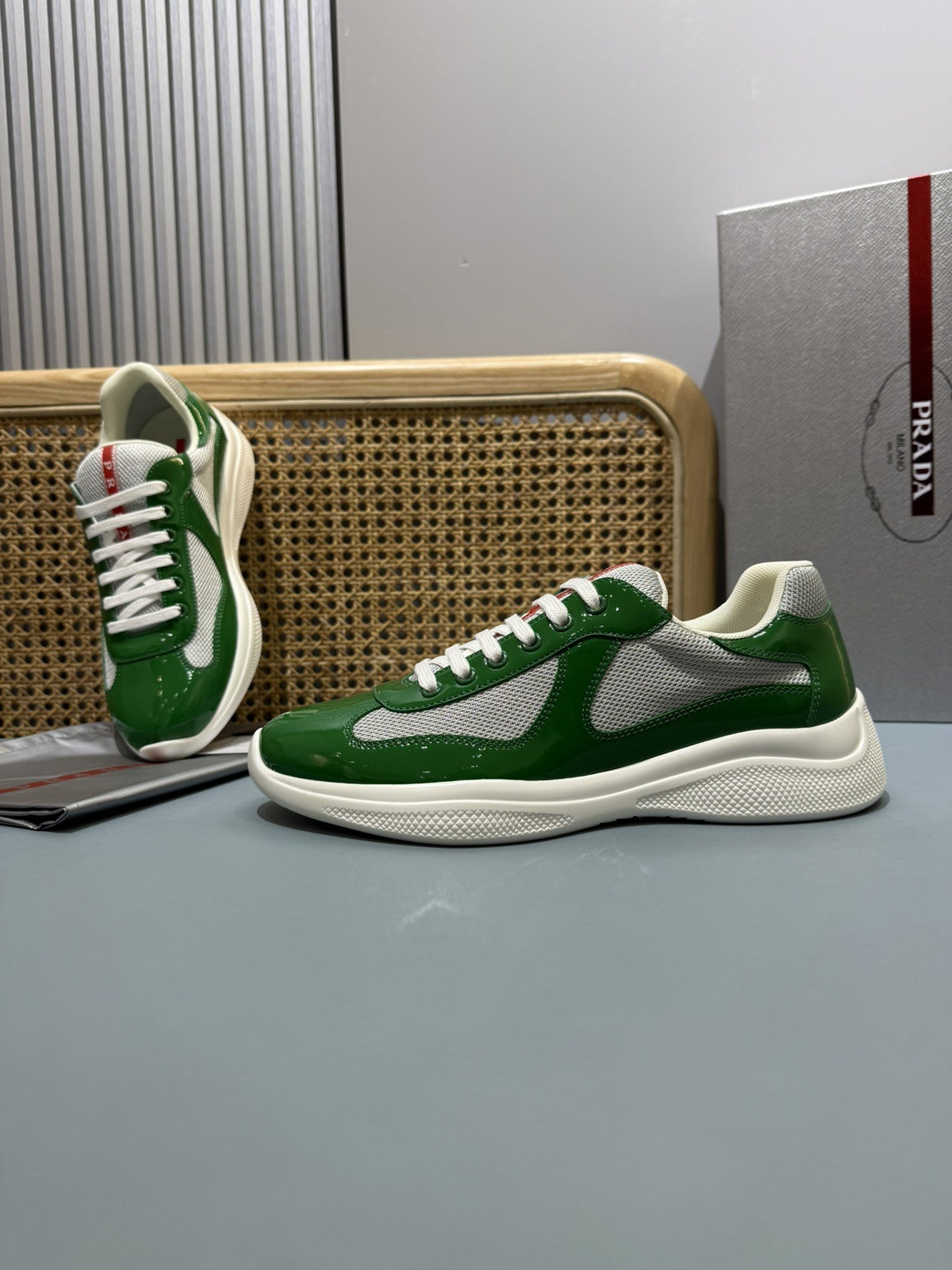 Sneakers America's Cup 'Vert Verni' — vue 13