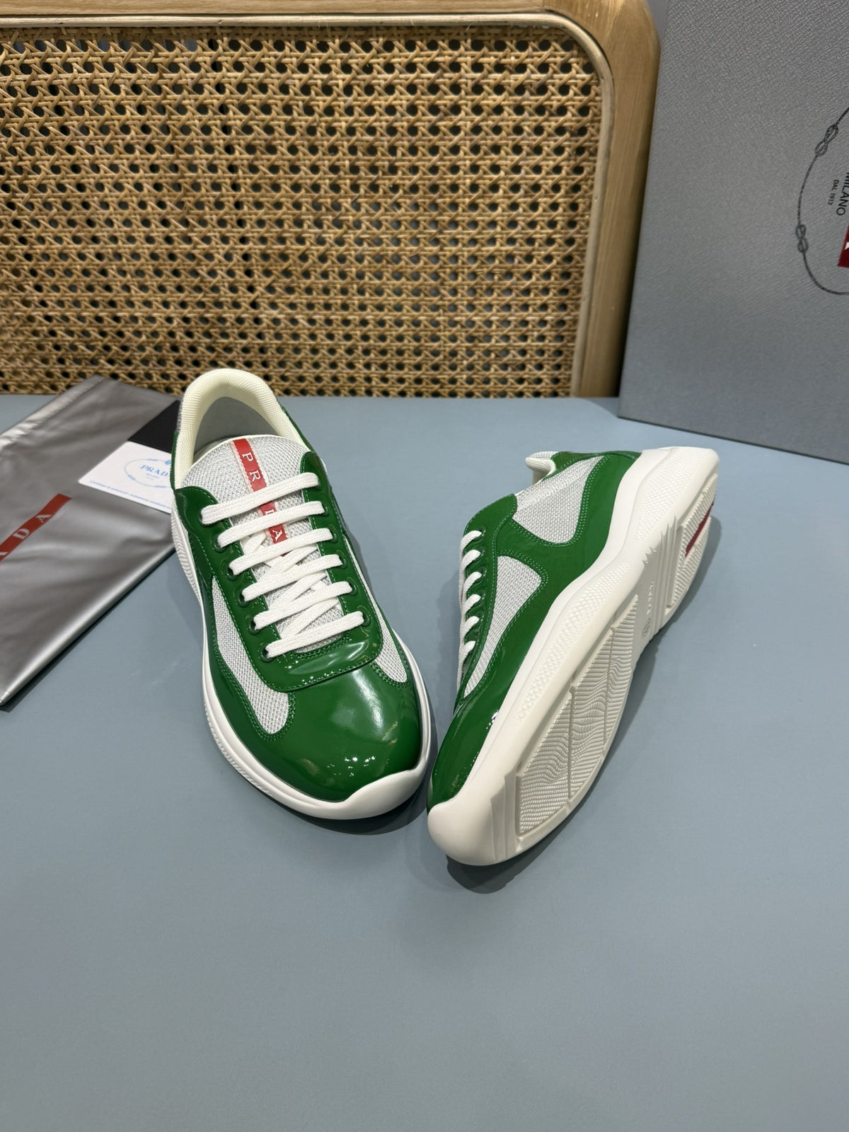 Sneakers America's Cup 'Vert Verni' — vue 14