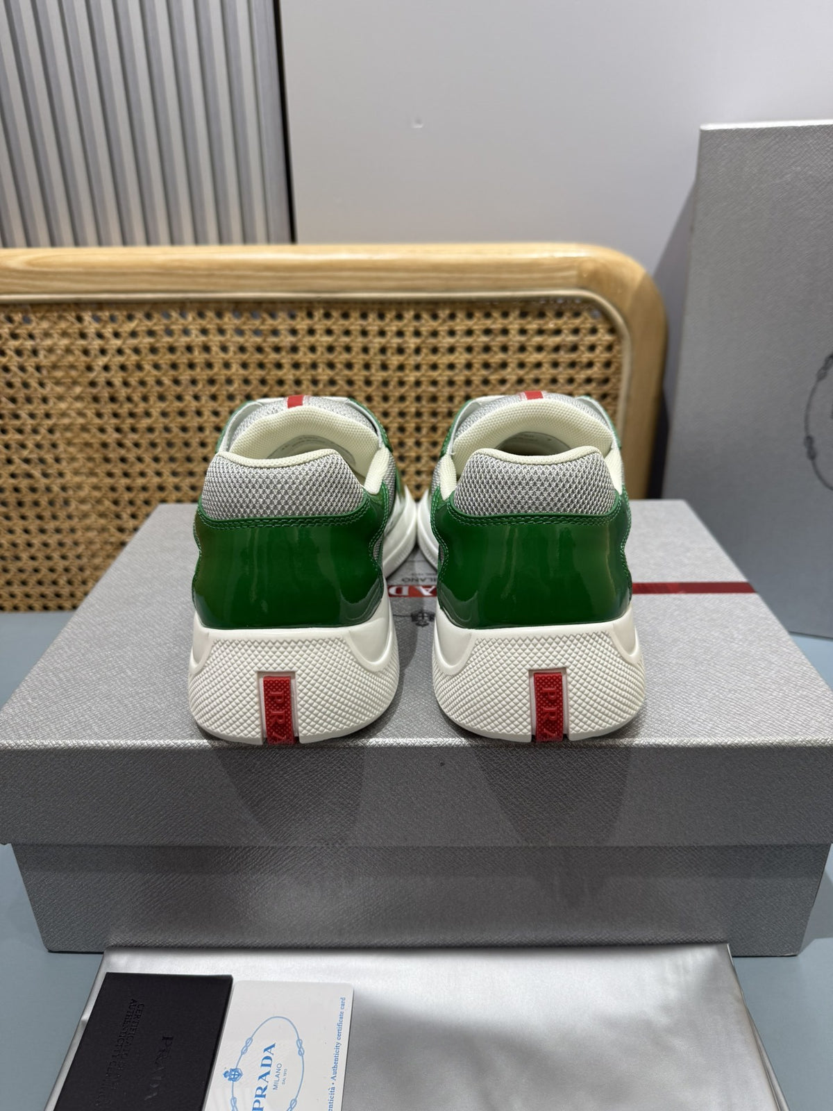 Sneakers America's Cup 'Vert Verni' — vue 15