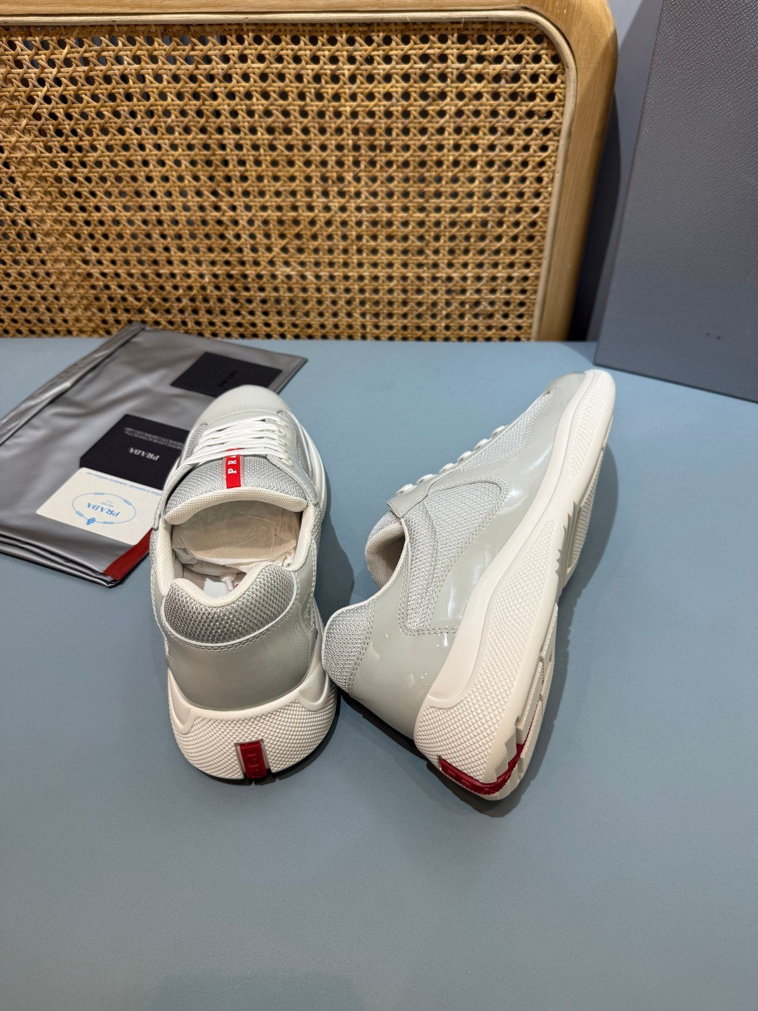 Sneakers America's Cup 'Gris Perle Verni' — vue 11