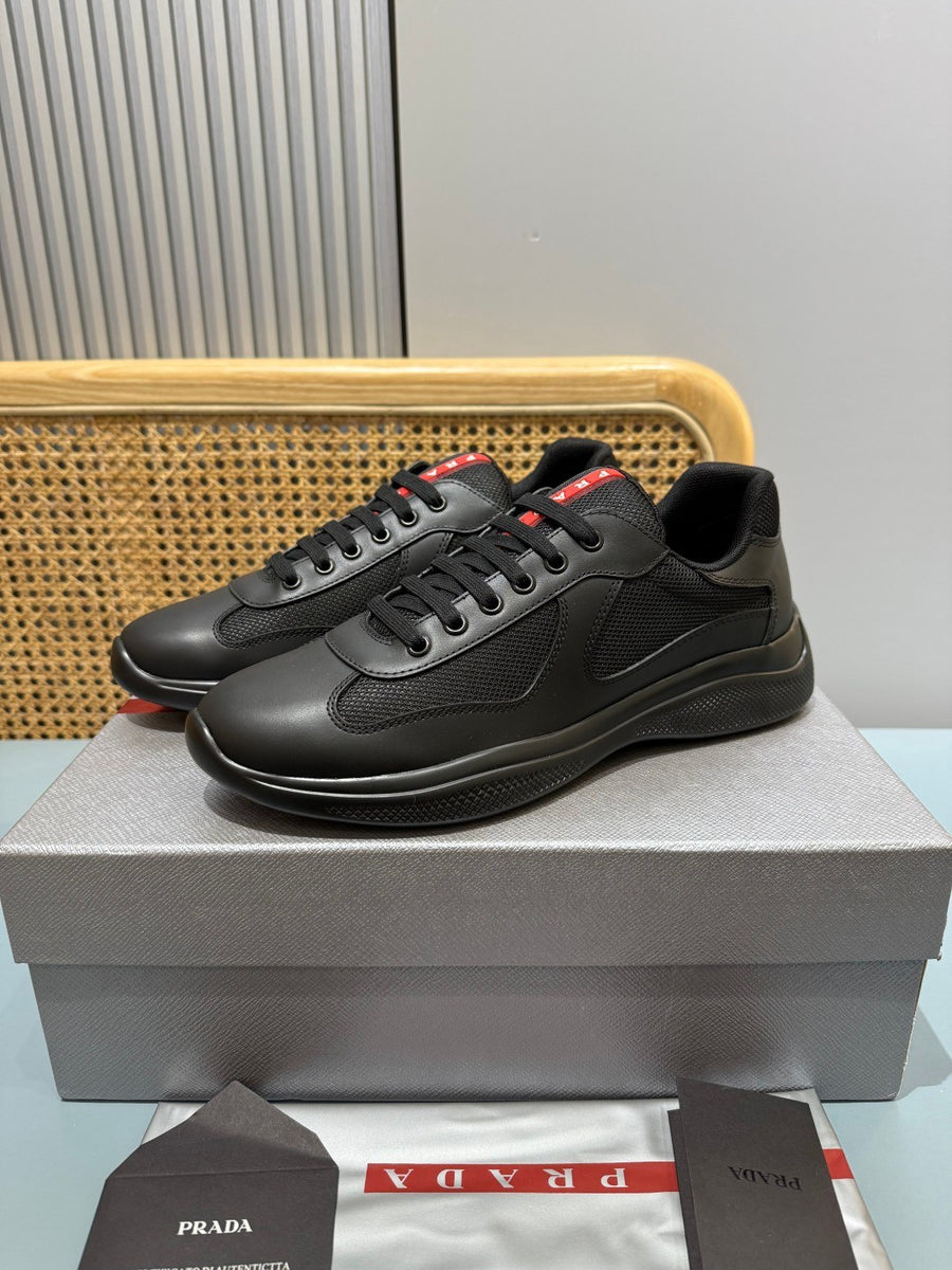 Sneakers America's Cup 'Noir Cuir' — vue 2
