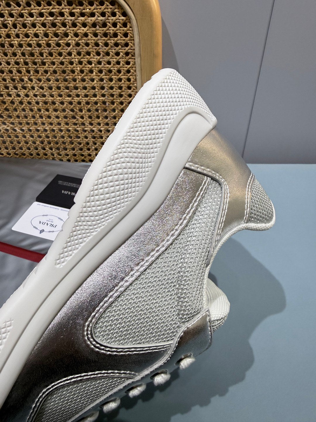 Sneakers America's Cup 'Argent' — vue 9