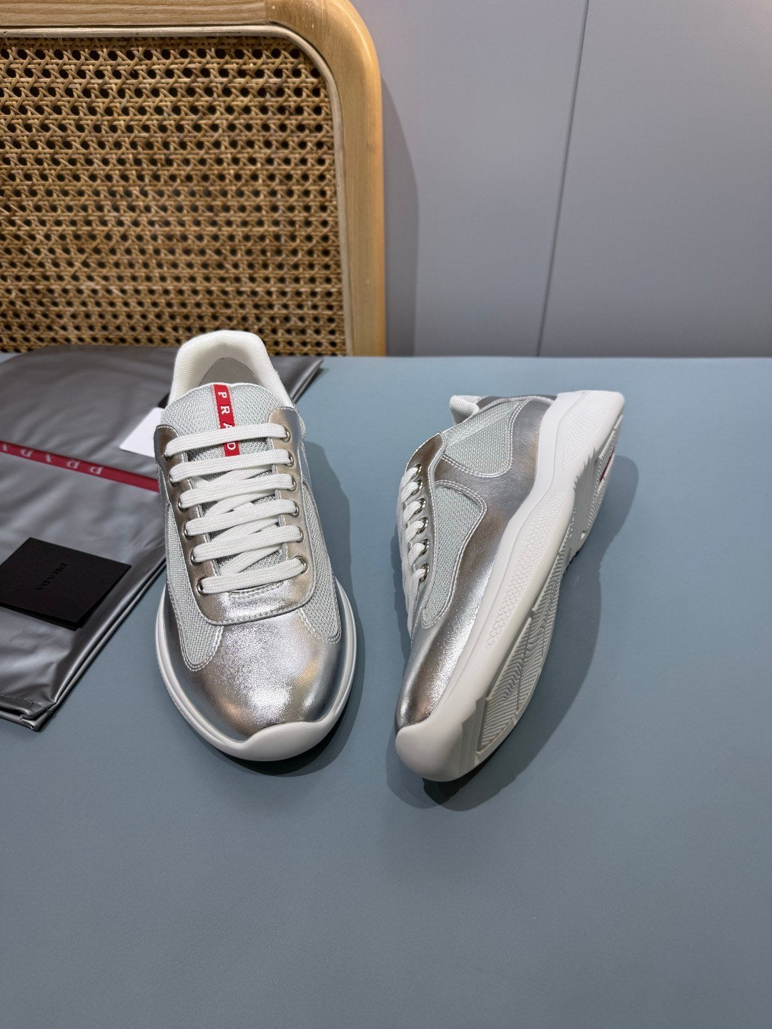 Sneakers America's Cup 'Argent' — vue 14