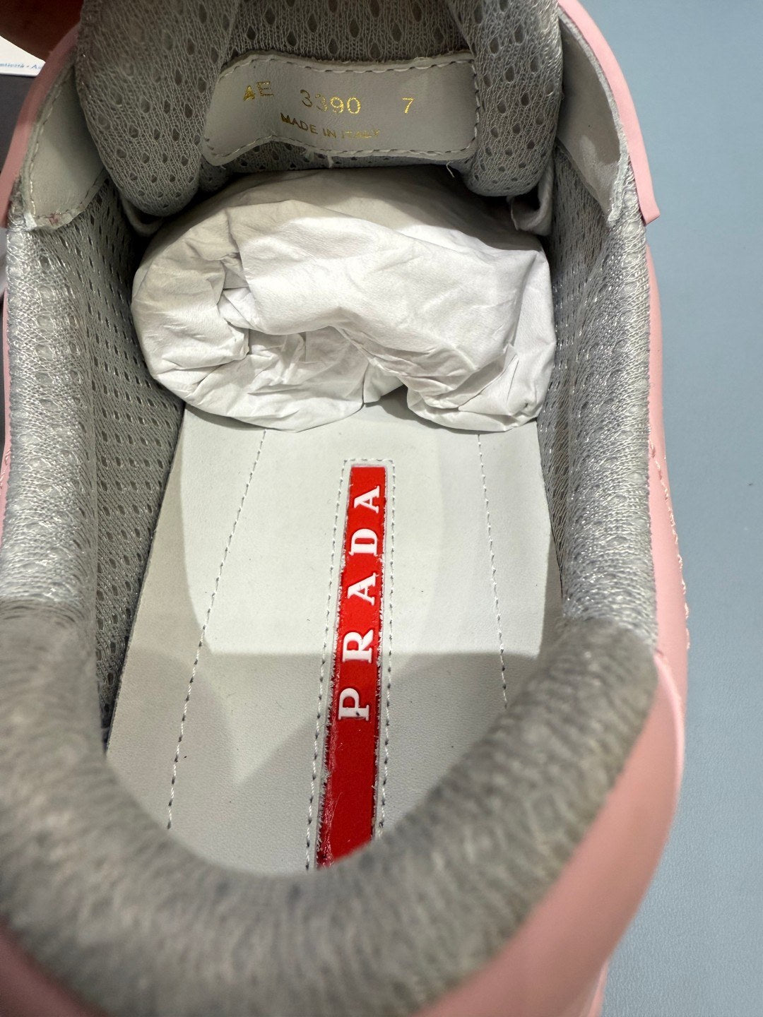 Sneakers America's Cup 'Rose' — vue 3