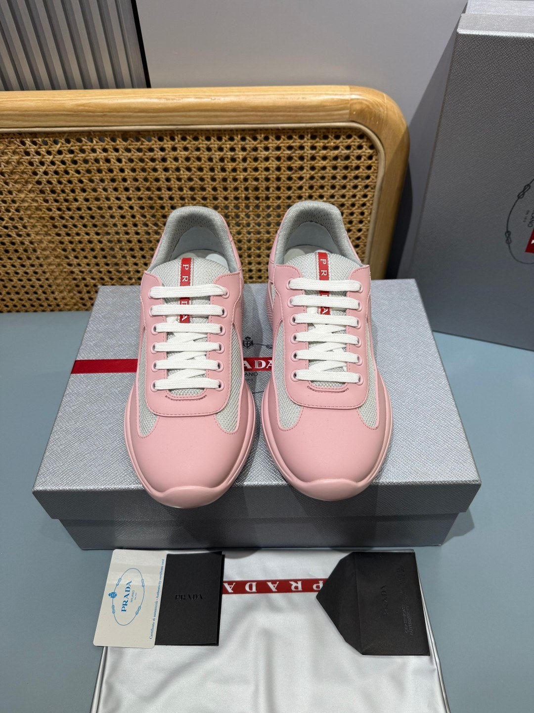 Sneakers America's Cup 'Rose' — vue 17