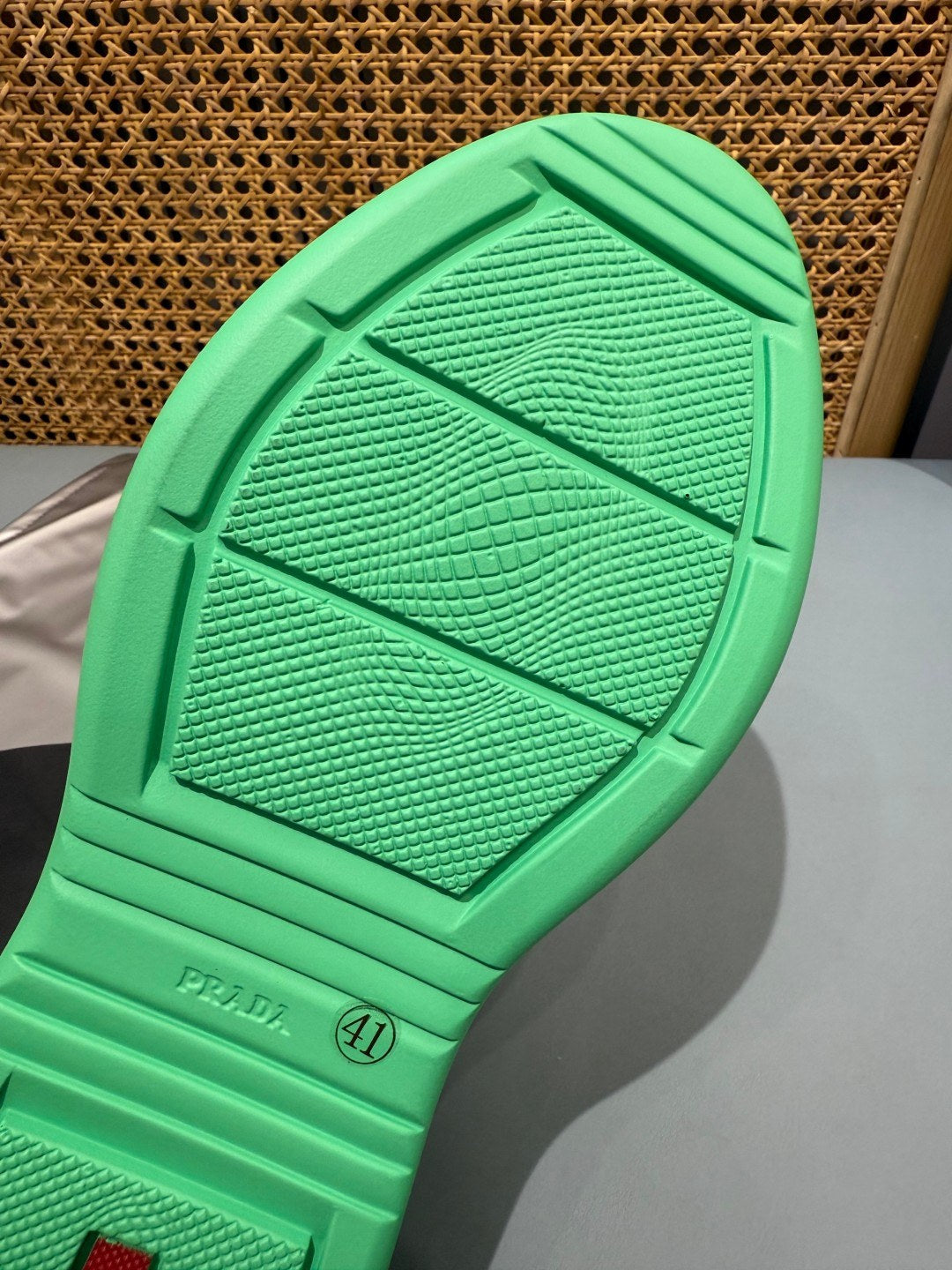 Sneakers America's Cup 'Vert Menthe' — vue 4