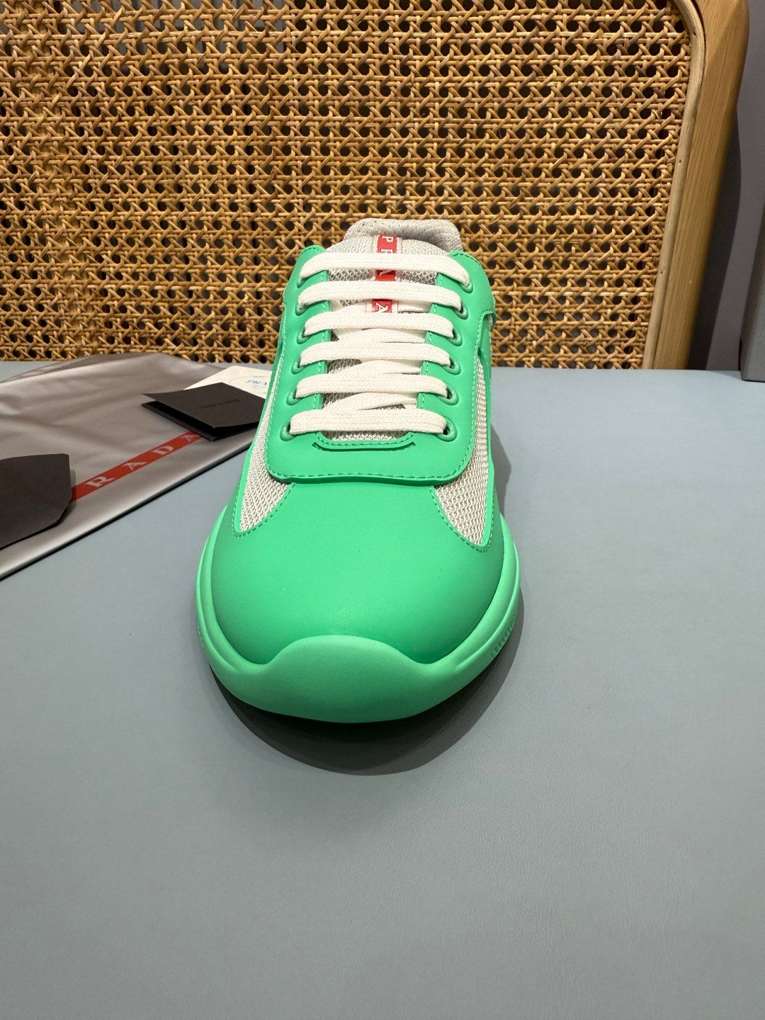 Sneakers America's Cup 'Vert Menthe' — vue 6