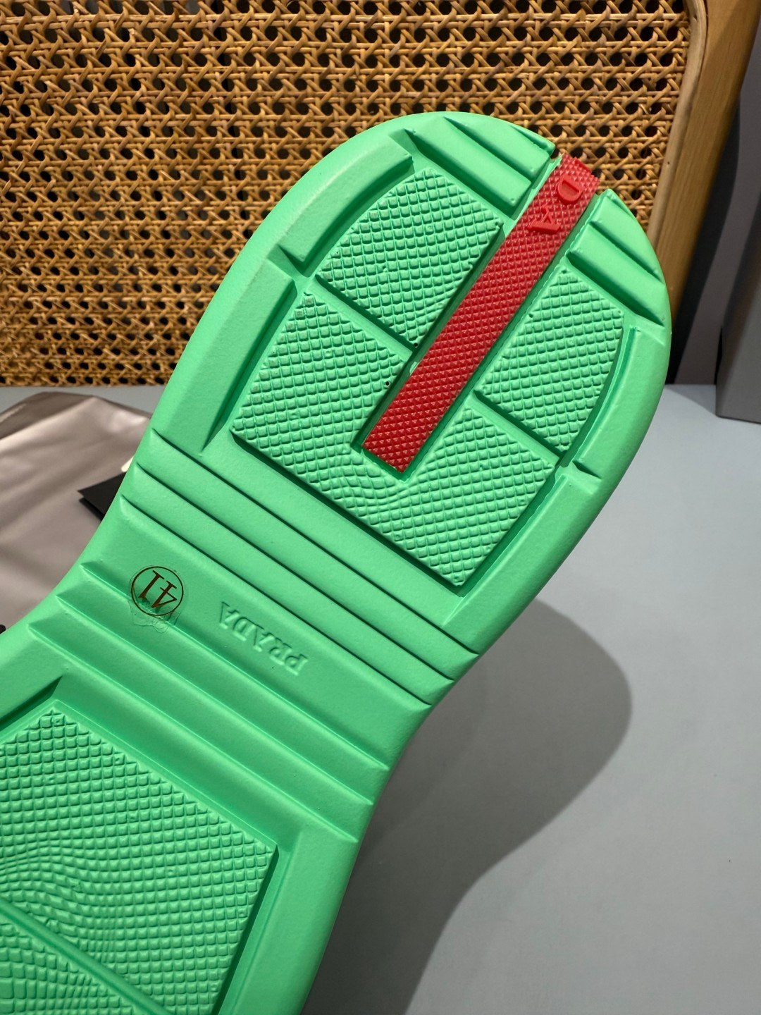 Sneakers America's Cup 'Vert Menthe' — vue 8