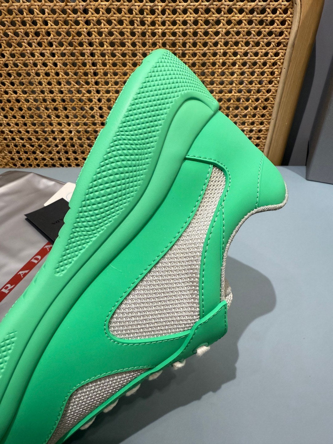 Sneakers America's Cup 'Vert Menthe' — vue 9
