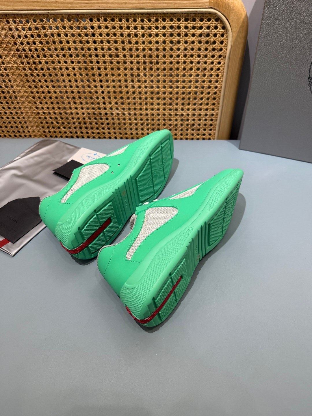 Sneakers America's Cup 'Vert Menthe' — vue 11
