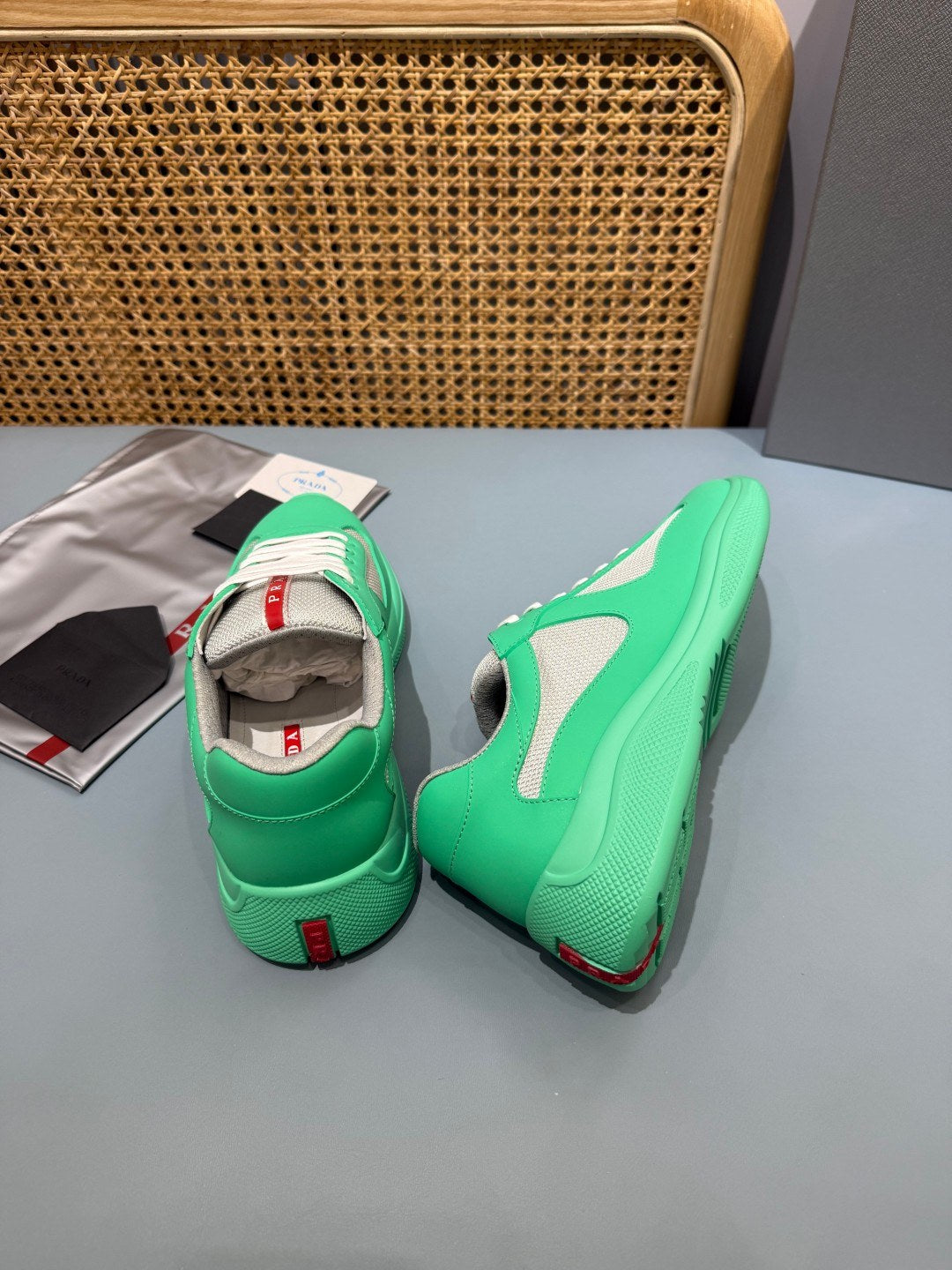 Sneakers America's Cup 'Vert Menthe' — vue 12