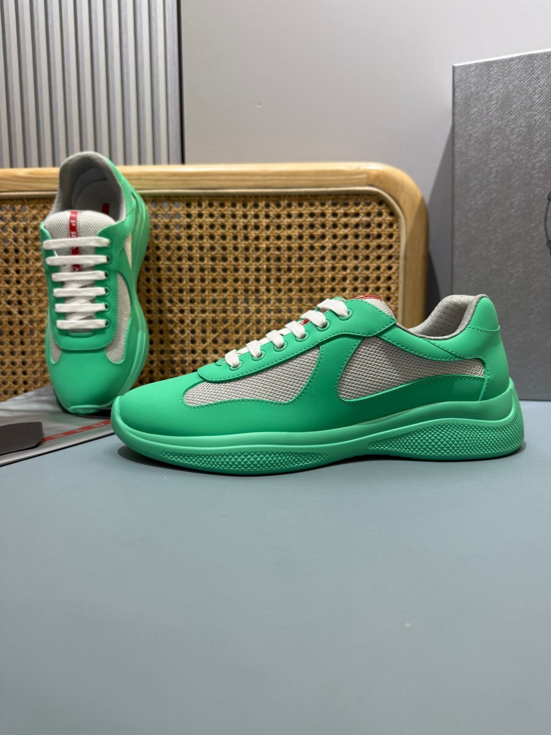 Sneakers America's Cup 'Vert Menthe' — vue 13