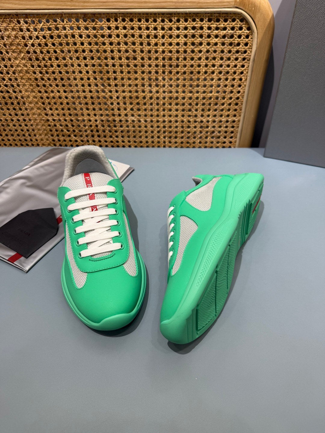 Sneakers America's Cup 'Vert Menthe' — vue 14