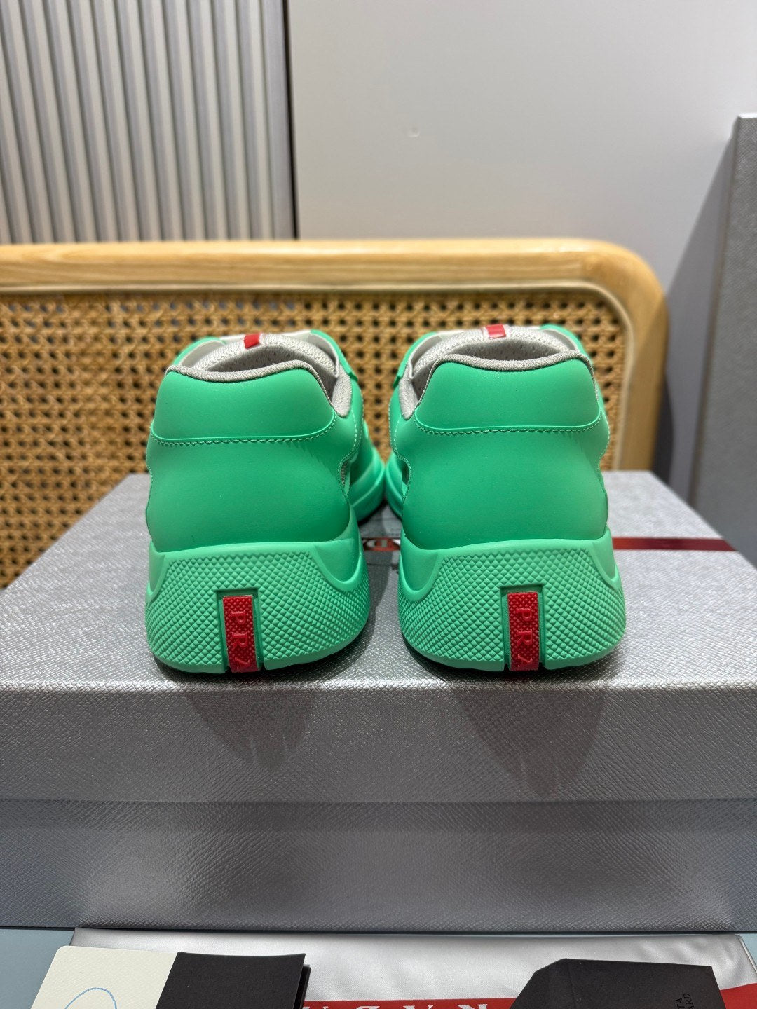 Sneakers America's Cup 'Vert Menthe' — vue 15