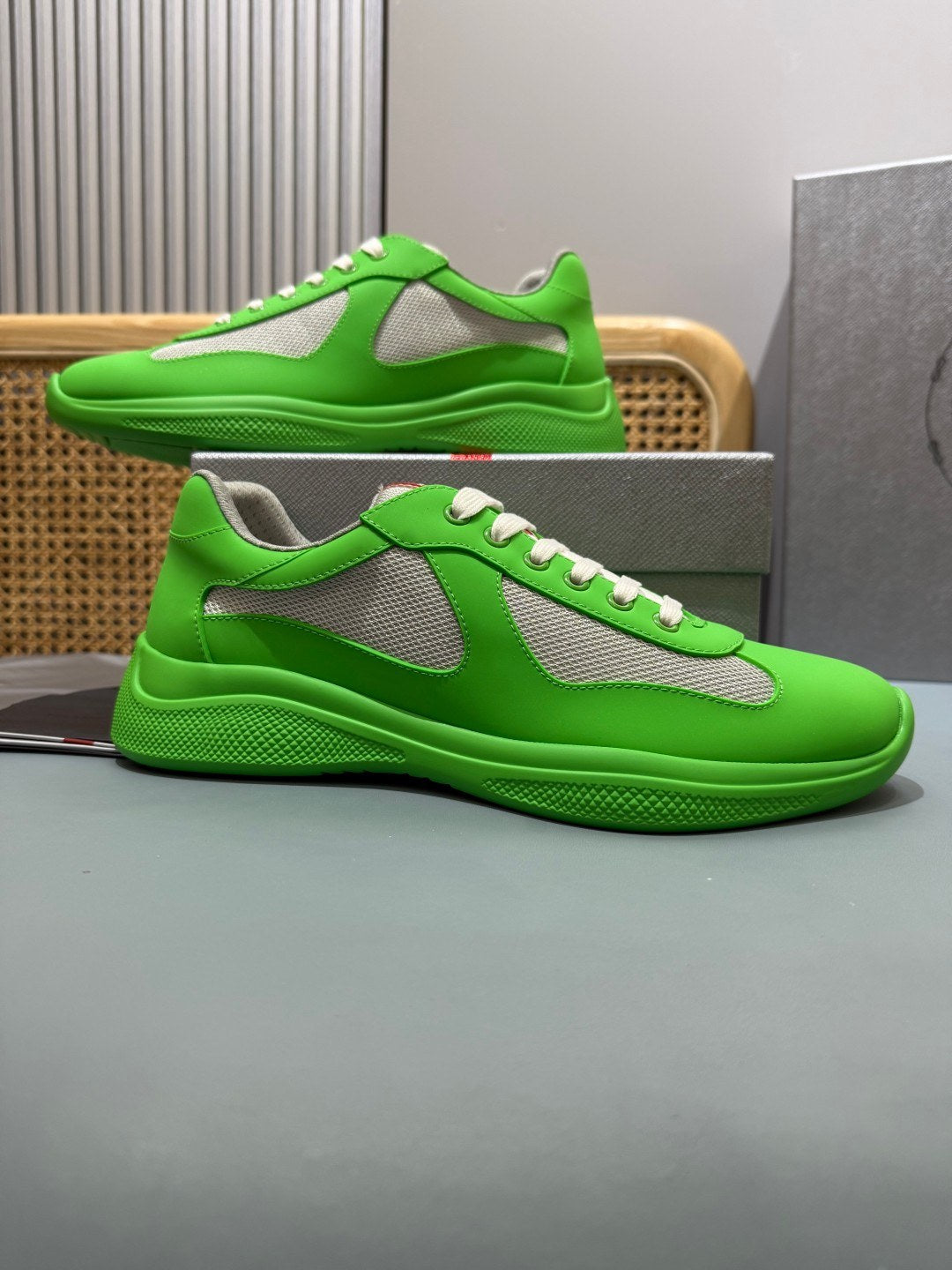 Sneakers America's Cup 'Vert Fluo'
