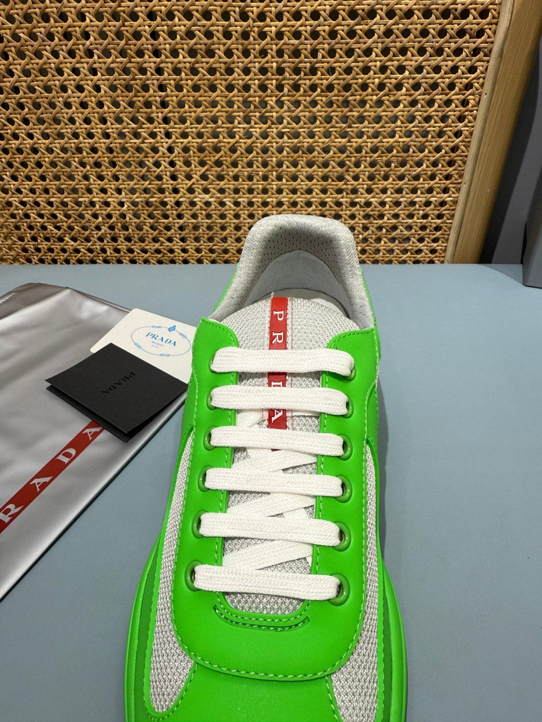 Sneakers America's Cup 'Vert Fluo' — vue 4