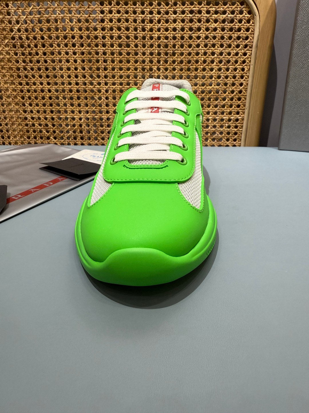 Sneakers America's Cup 'Vert Fluo' — vue 5