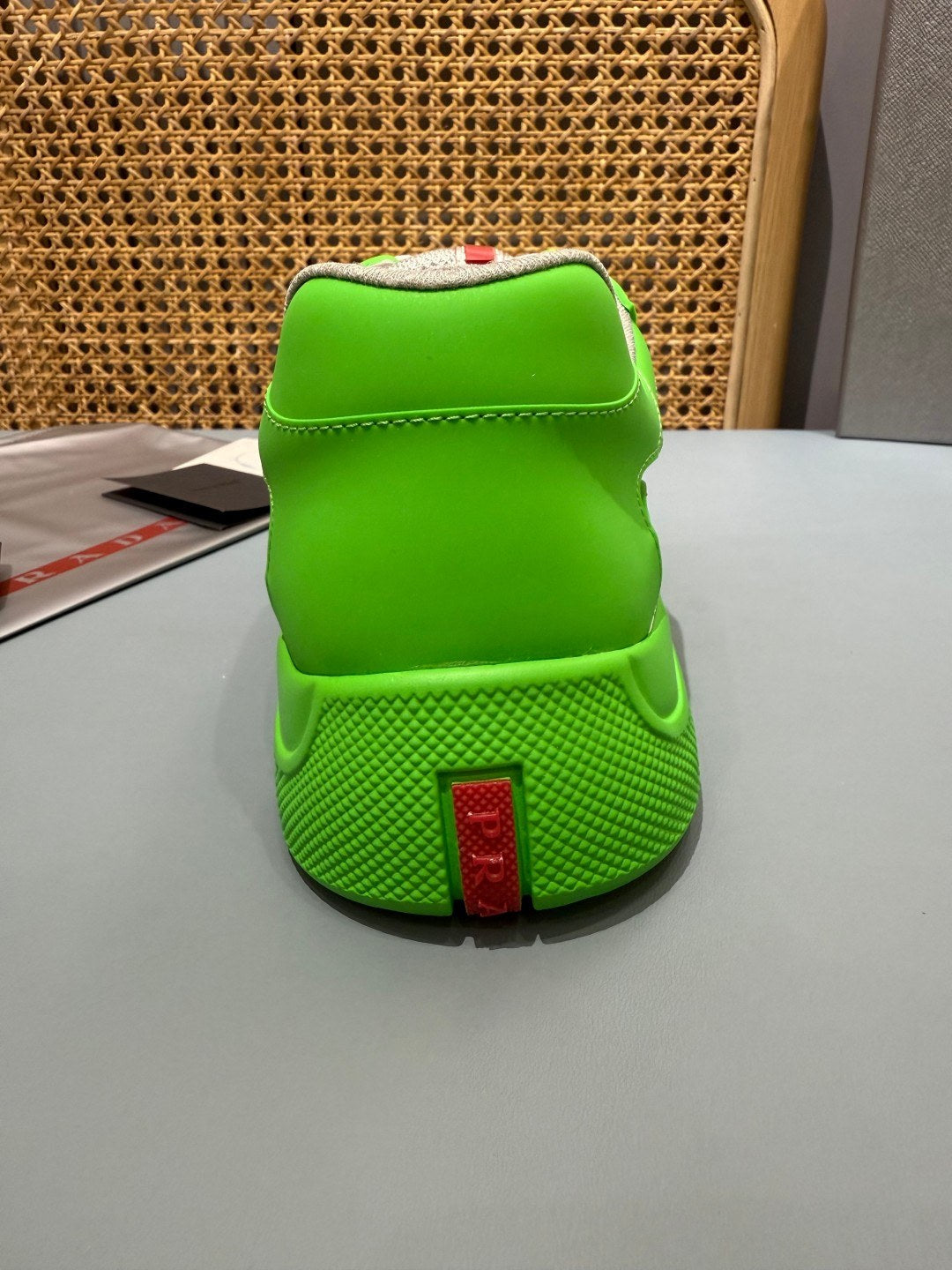 Sneakers America's Cup 'Vert Fluo' — vue 6