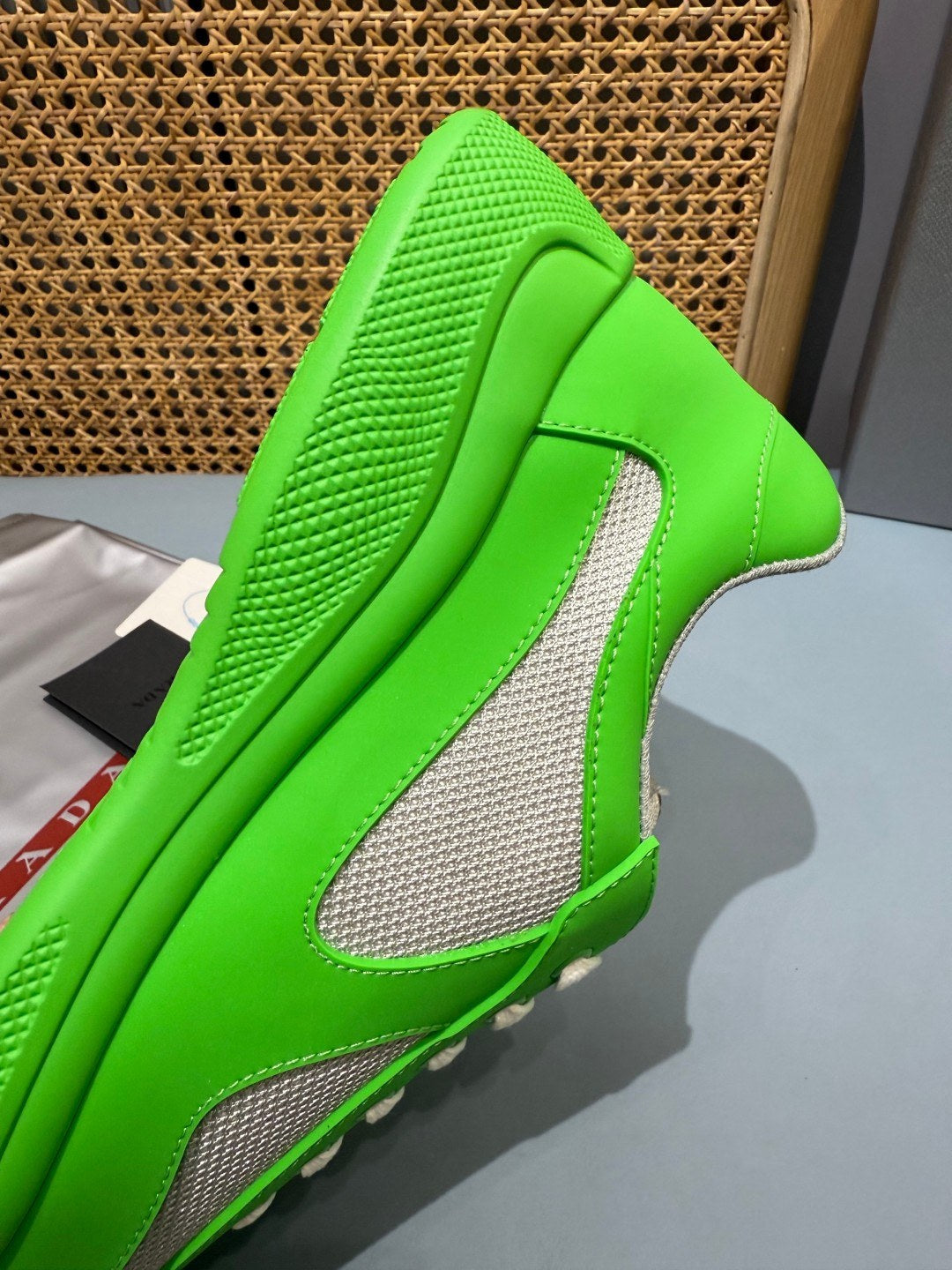 Sneakers America's Cup 'Vert Fluo' — vue 8