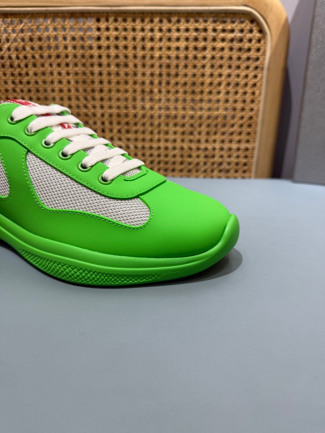 Sneakers America's Cup 'Vert Fluo' — vue 9