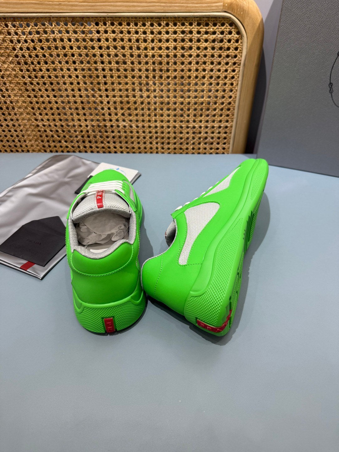 Sneakers America's Cup 'Vert Fluo' — vue 11