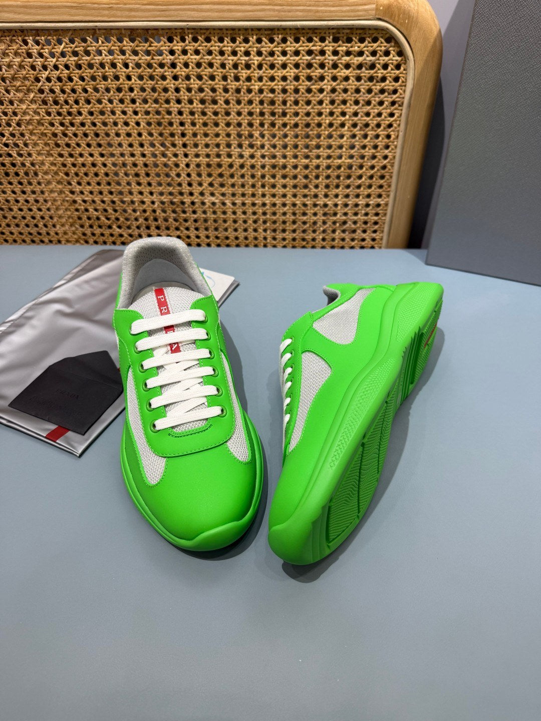 Sneakers America's Cup 'Vert Fluo' — vue 12