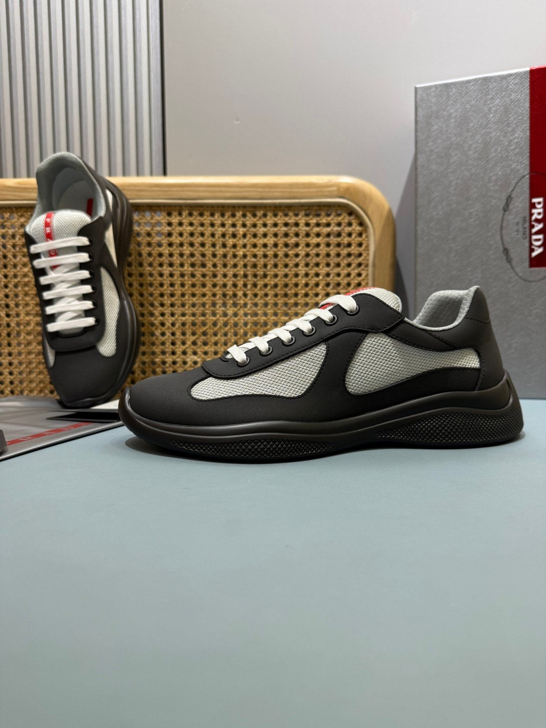 Sneakers America's Cup 'Noir et Argent' — vue 12