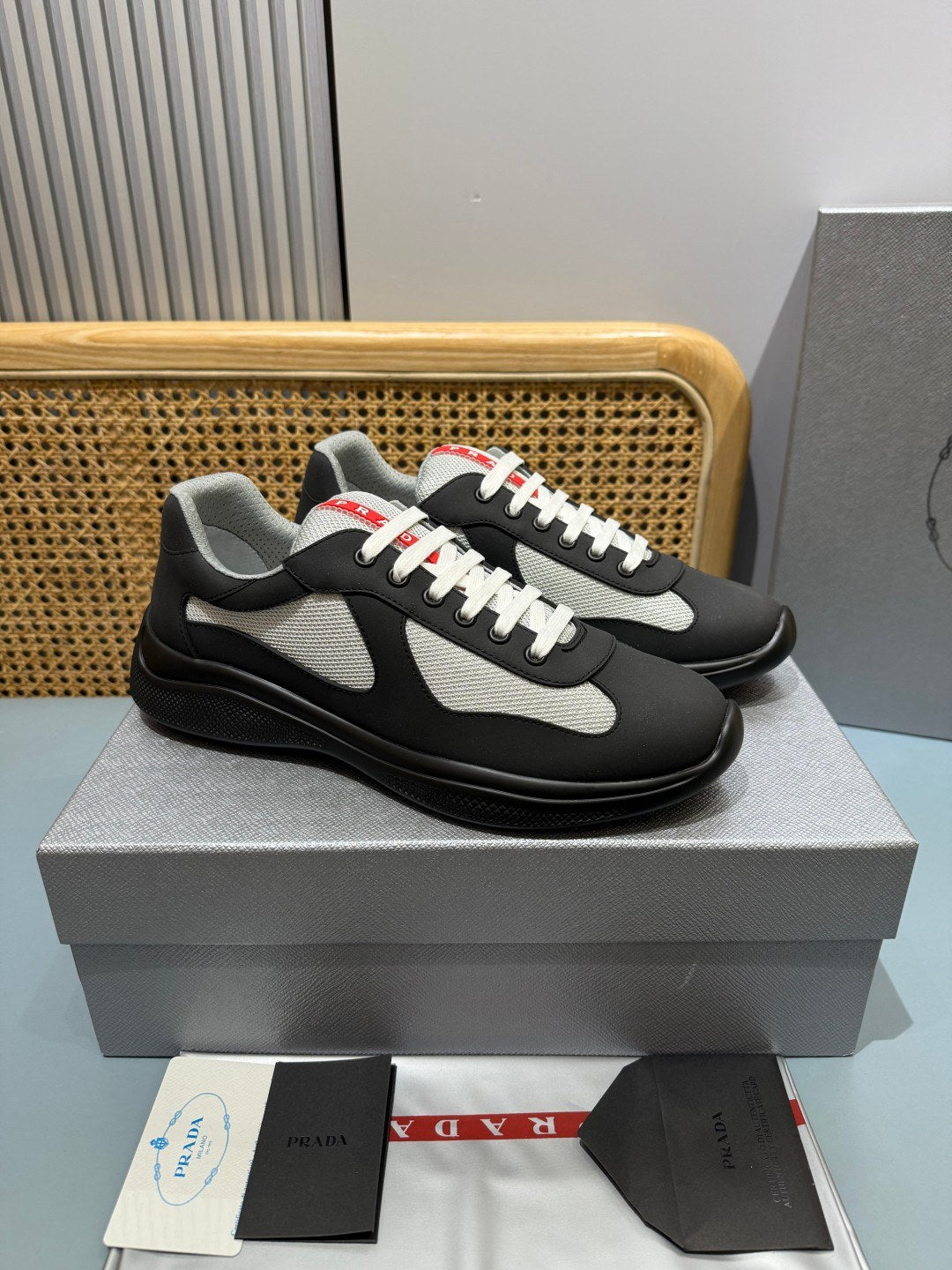 Sneakers America's Cup 'Noir et Argent' — vue 15