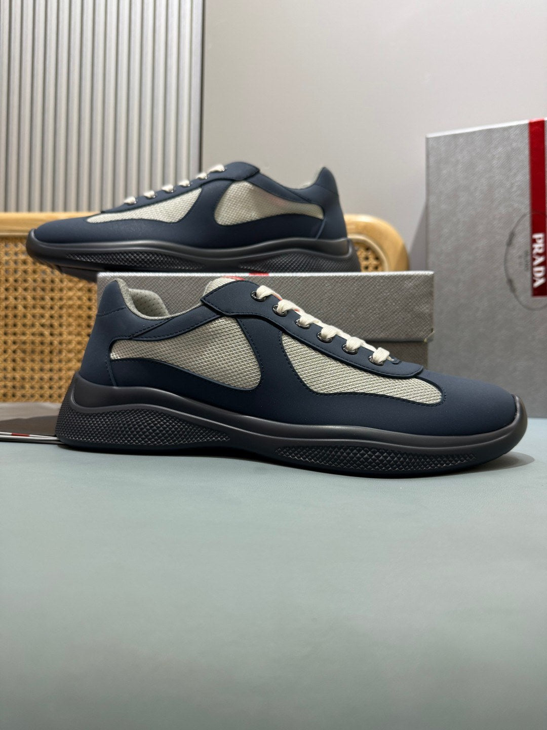 Sneakers America's Cup 'Bleu Marine'