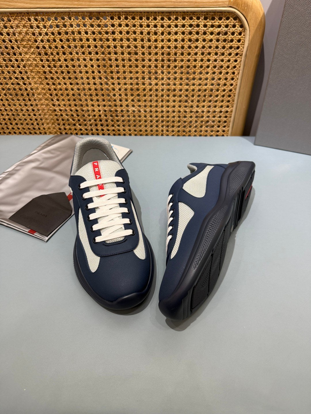 Sneakers America's Cup 'Bleu Marine' — vue 14