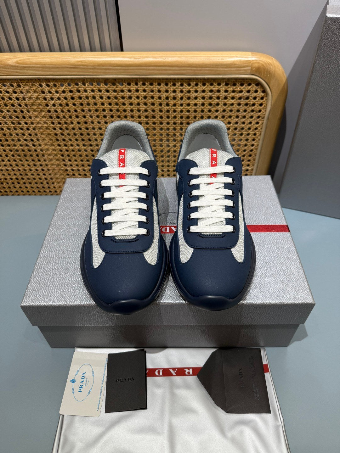 Sneakers America's Cup 'Bleu Marine' — vue 17