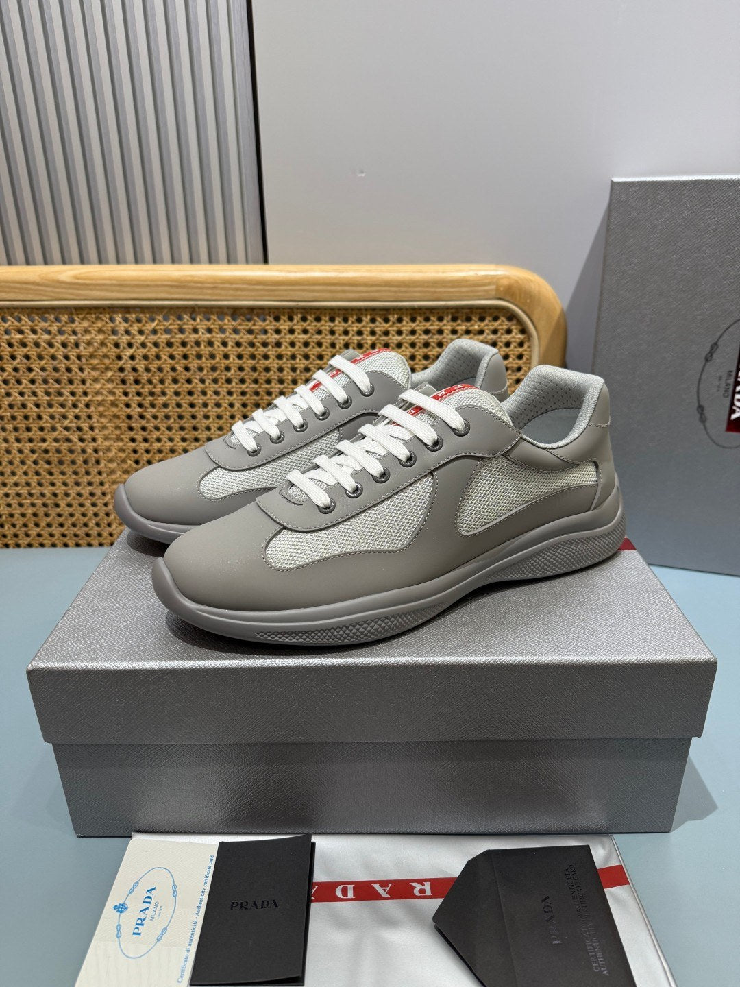 Sneakers America's Cup 'Gris' — vue 2