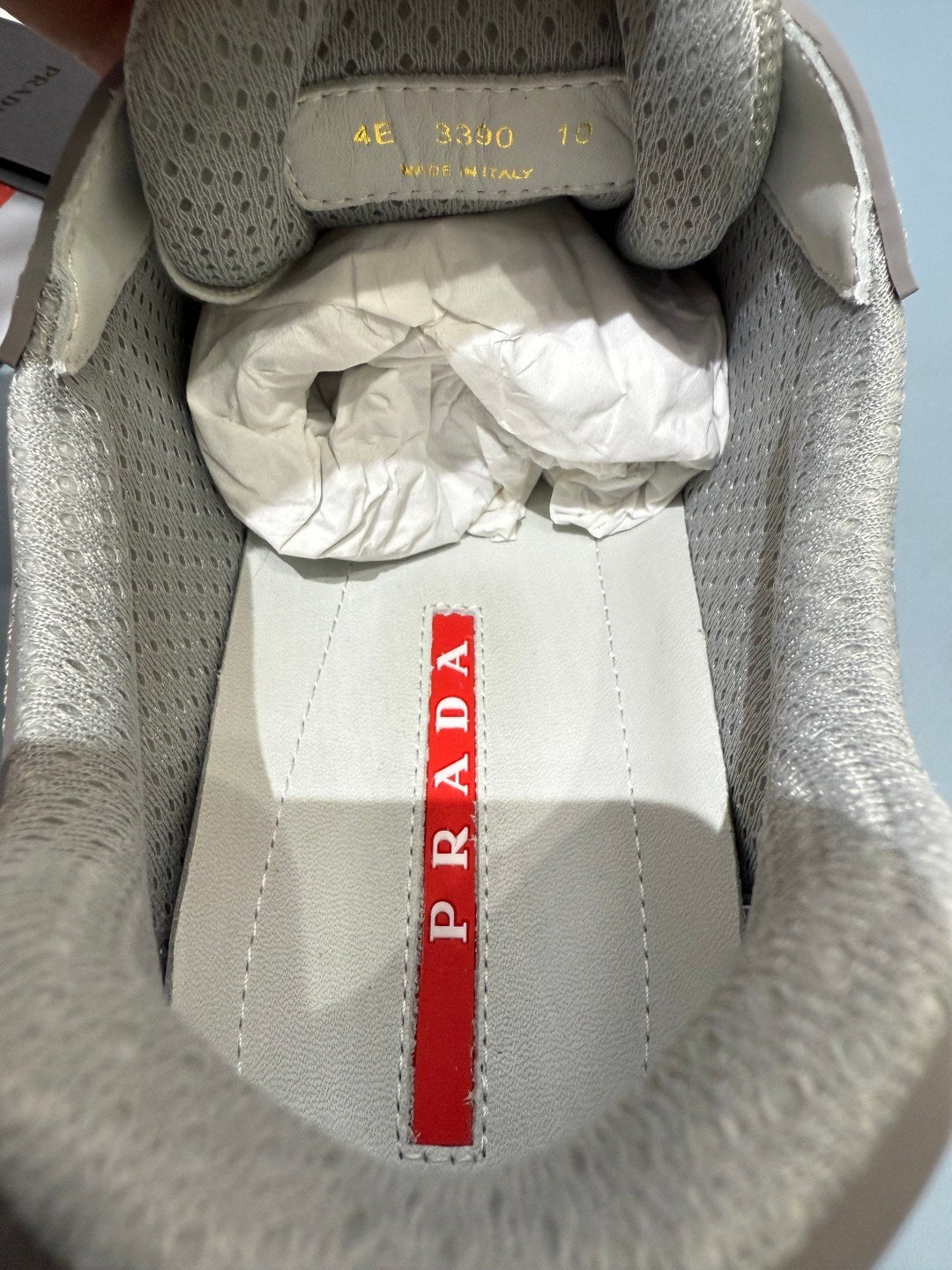Sneakers America's Cup 'Gris' — vue 3