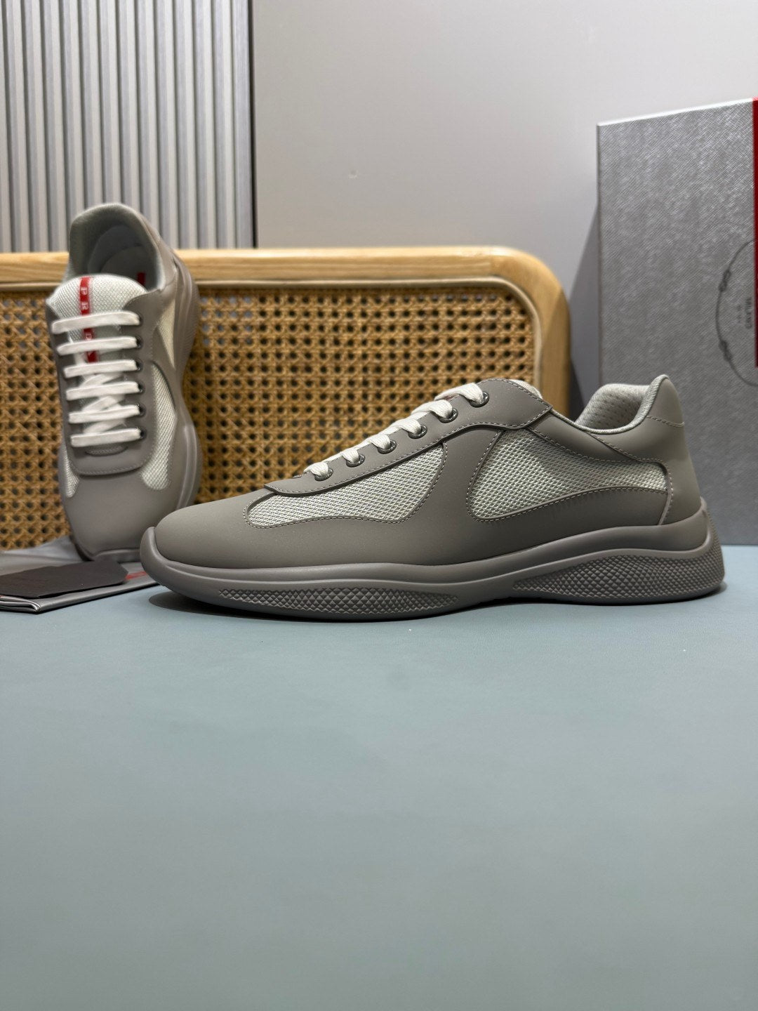 Sneakers America's Cup 'Gris' — vue 13