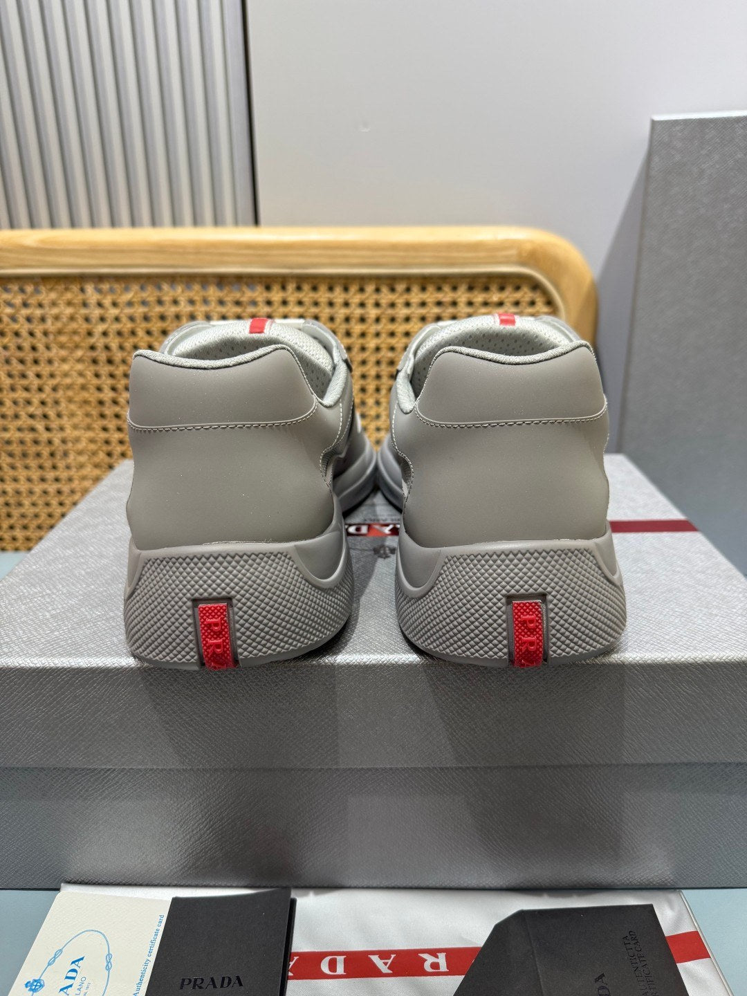 Sneakers America's Cup 'Gris' — vue 15