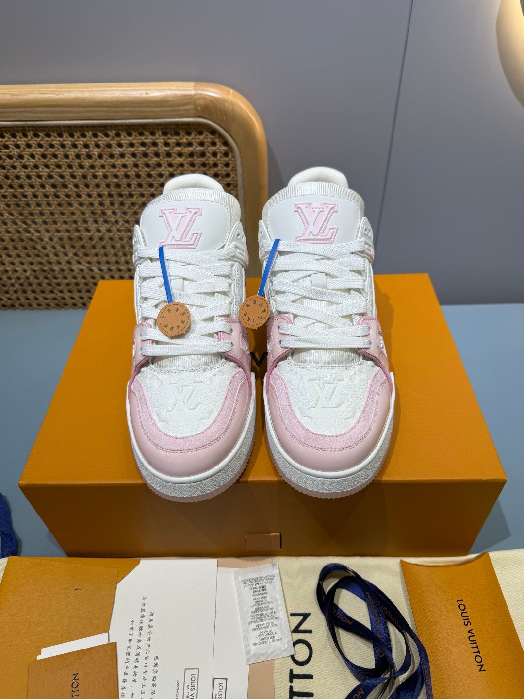 Sneakers Trainer 'Blanc Rose' — vue 4