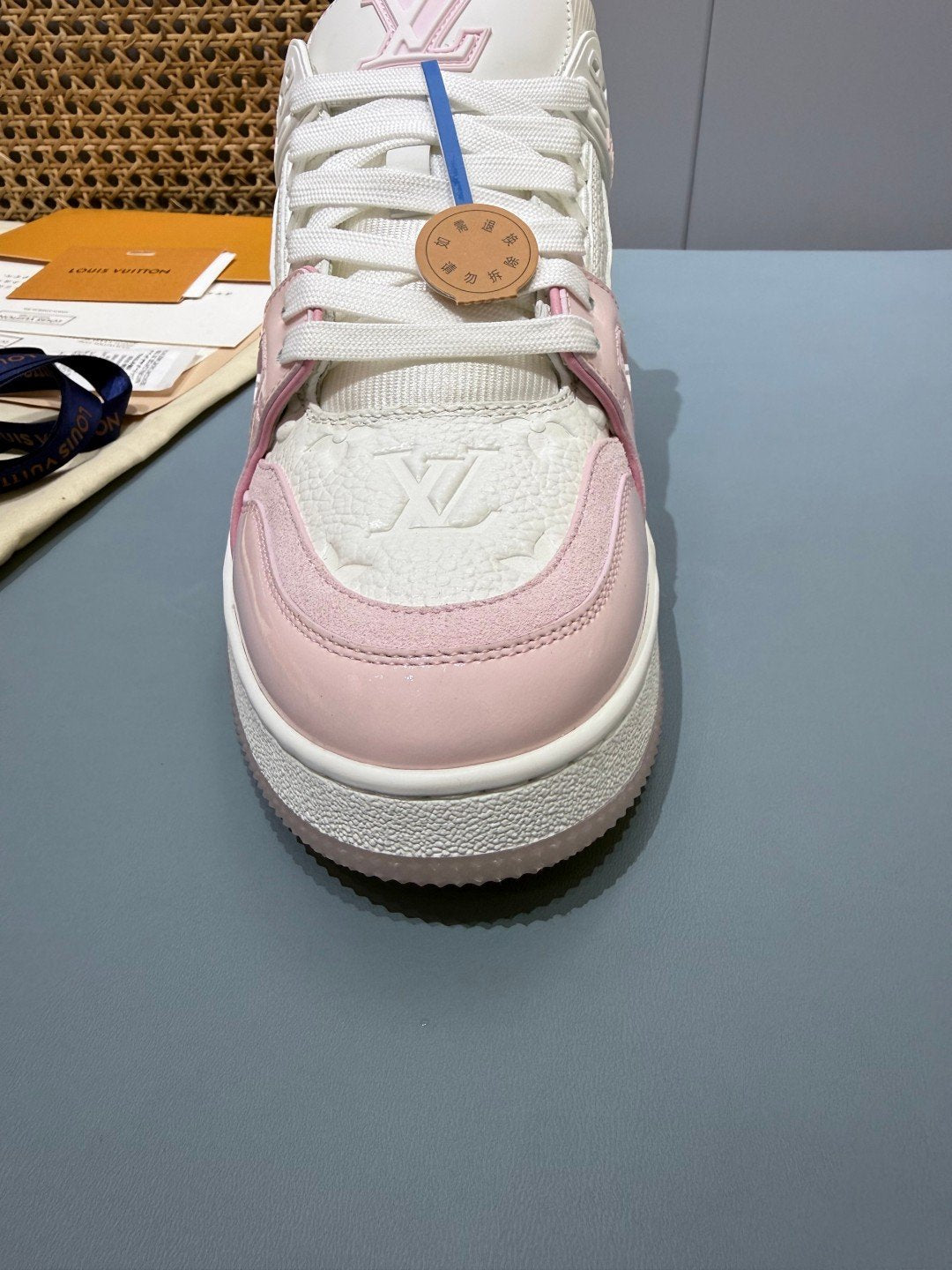 Sneakers Trainer 'Blanc Rose' — vue 8