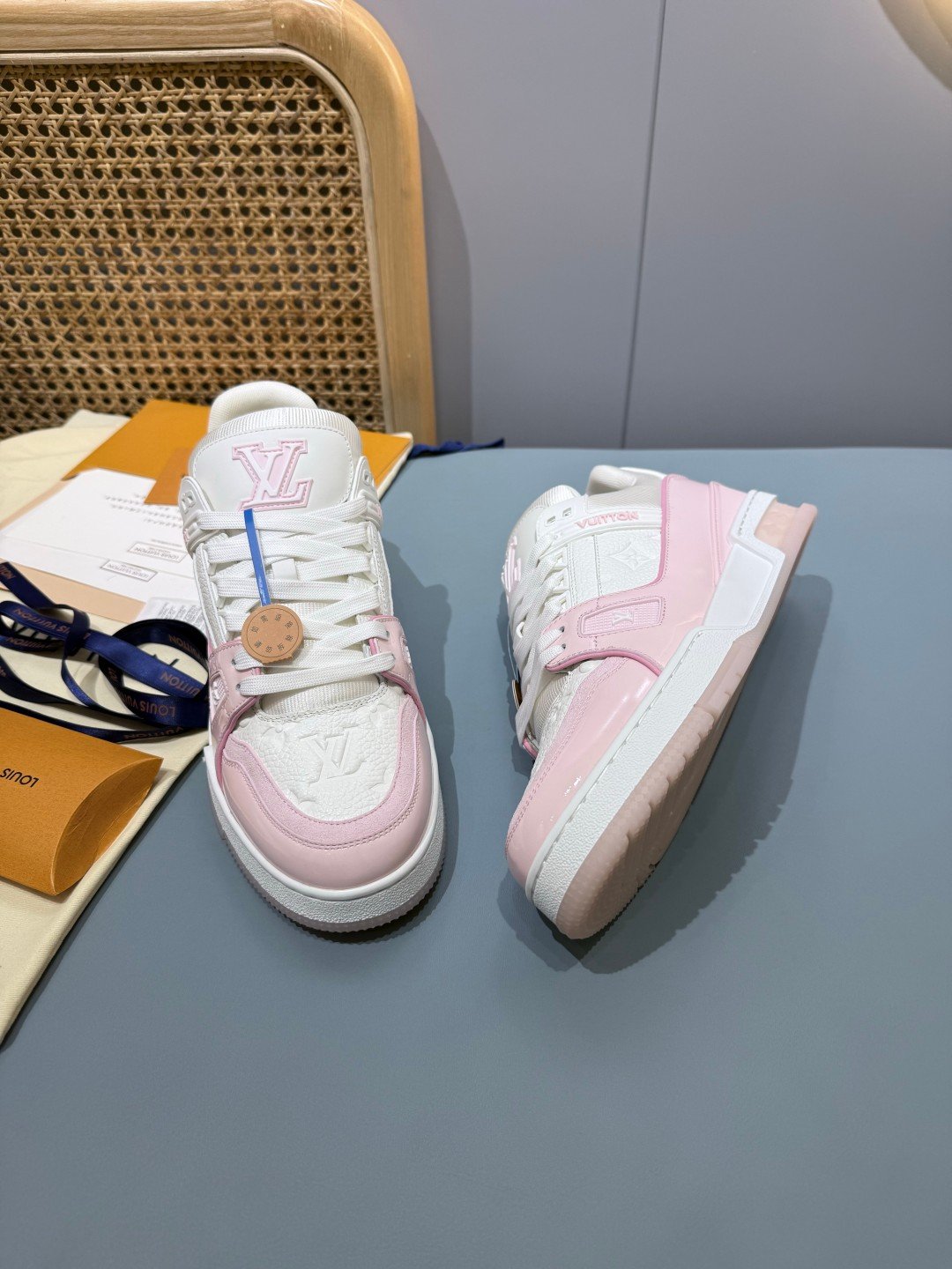 Sneakers Trainer 'Blanc Rose' — vue 16