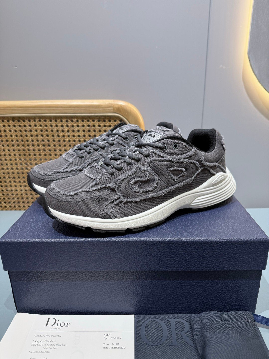 Sneakers B30 'Gris Anthracite' — vue 3