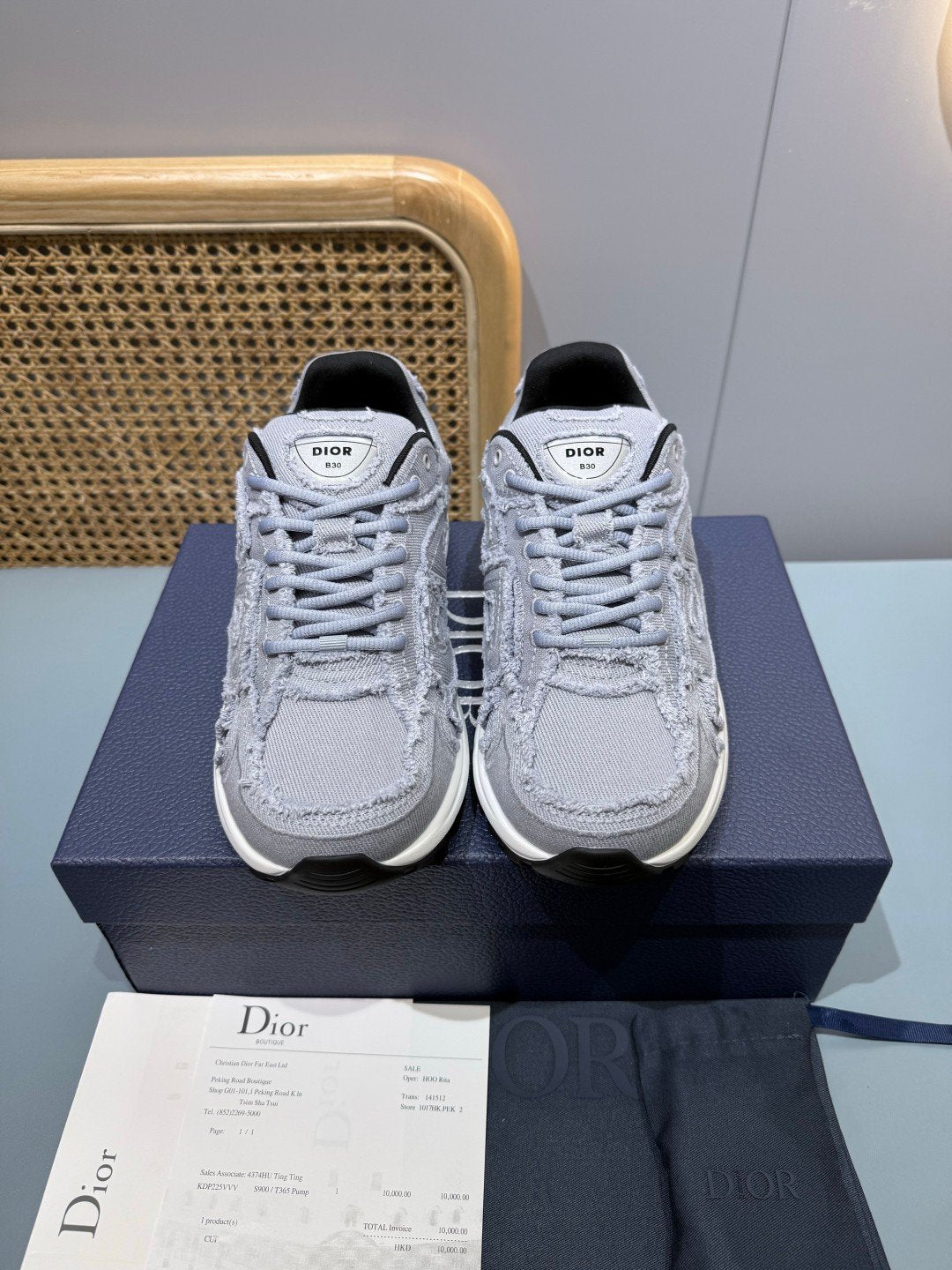 Sneakers B30 'Gris Perle' — vue 2