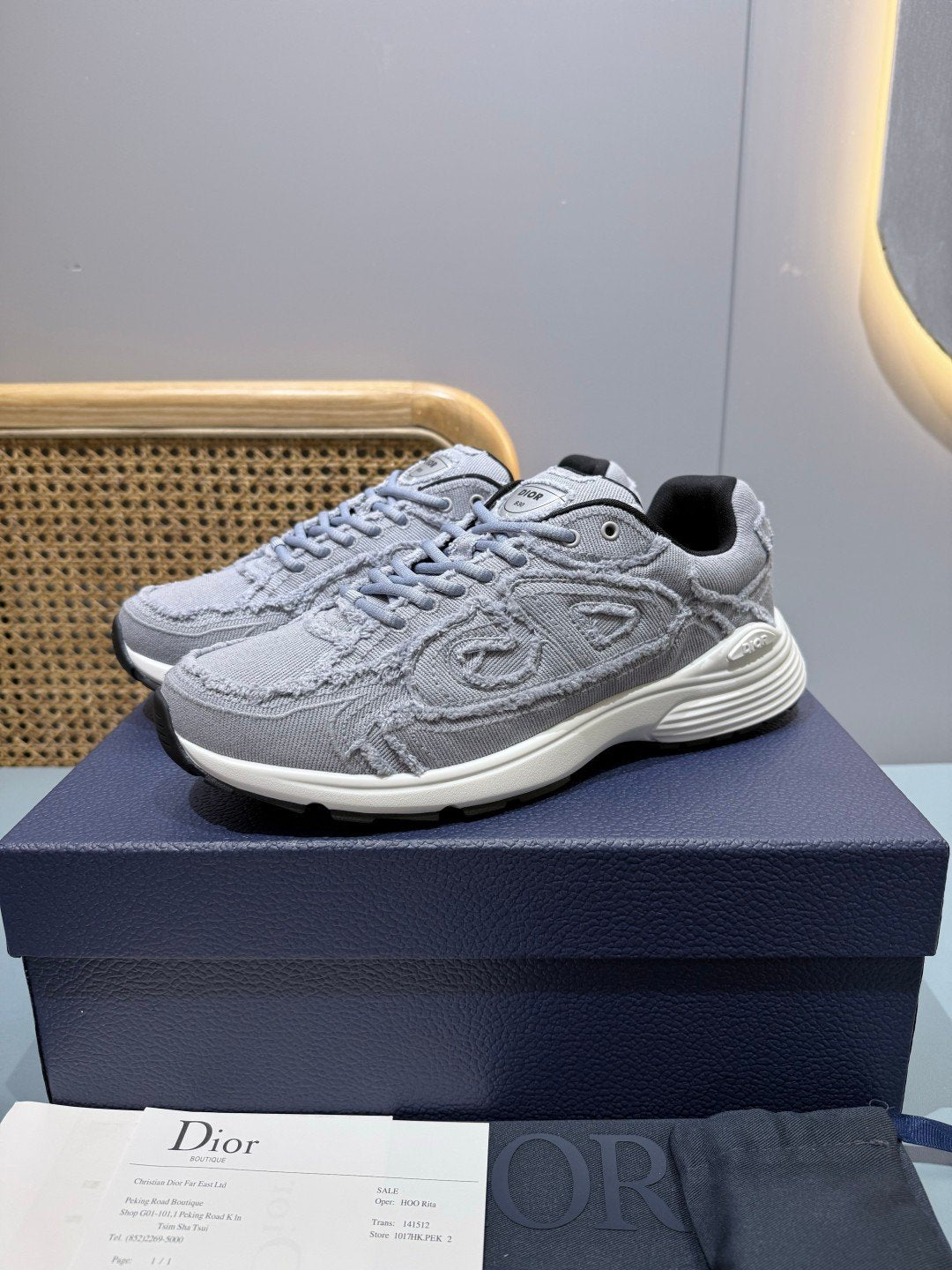 Sneakers B30 'Gris Perle' — vue 3