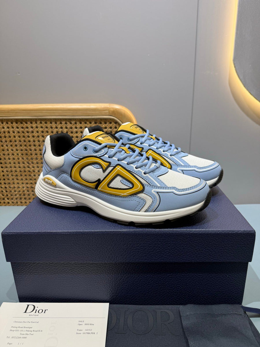 Sneakers B30 'Bleu Ciel et Jaune'
