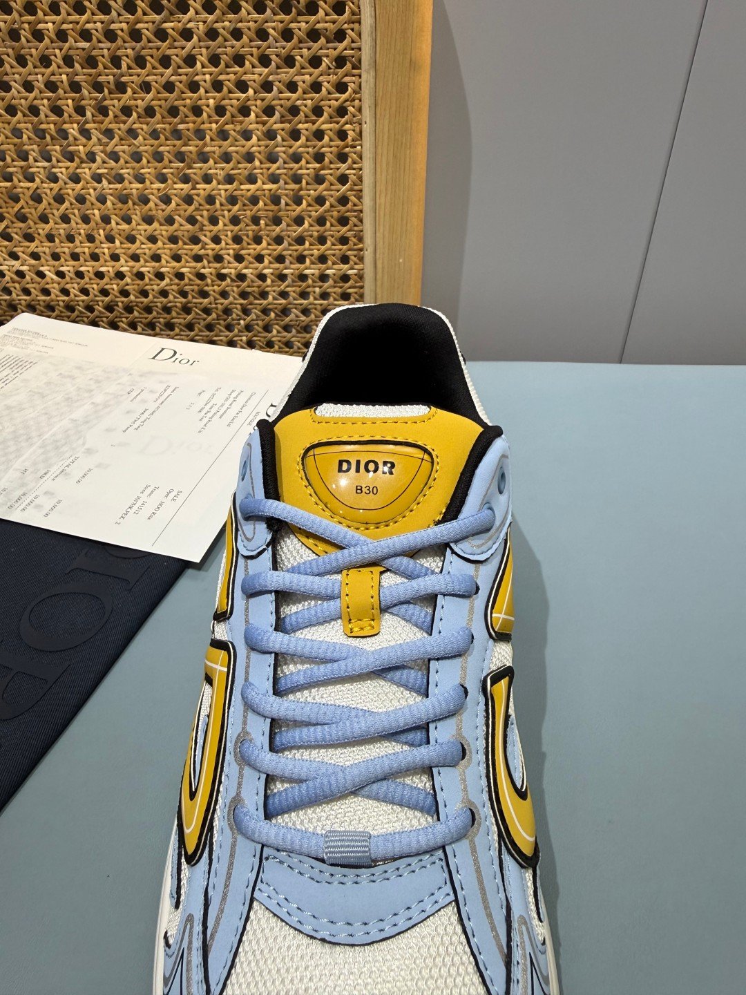 Sneakers B30 'Bleu Ciel et Jaune' — vue 7