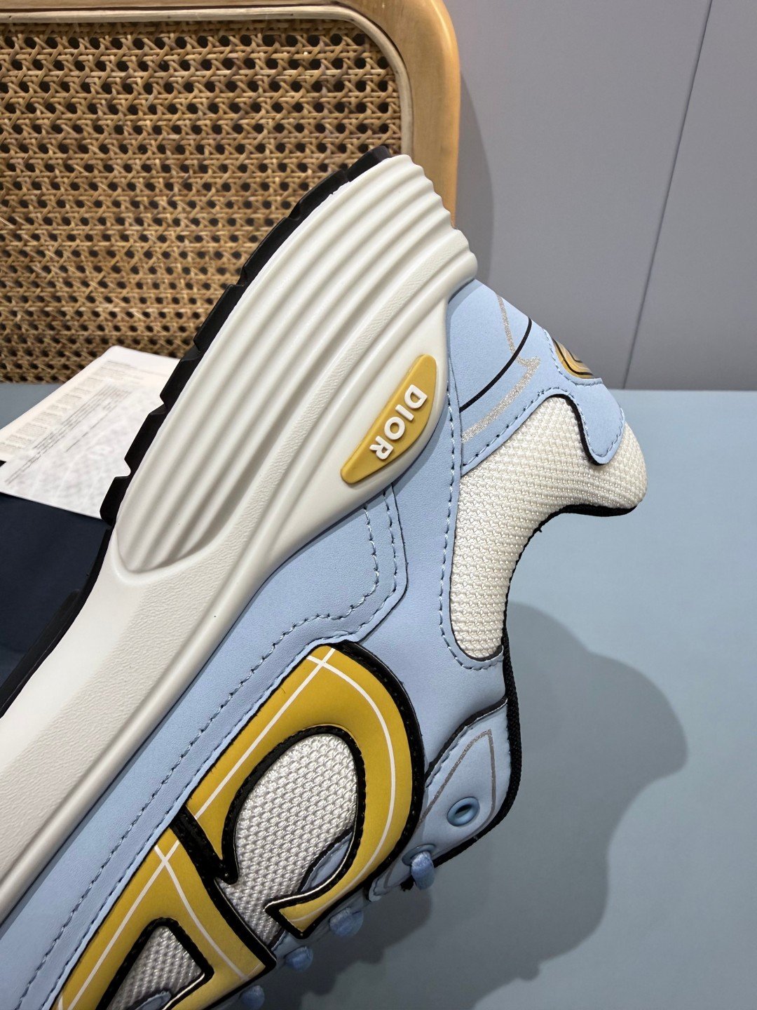 Sneakers B30 'Bleu Ciel et Jaune' — vue 11