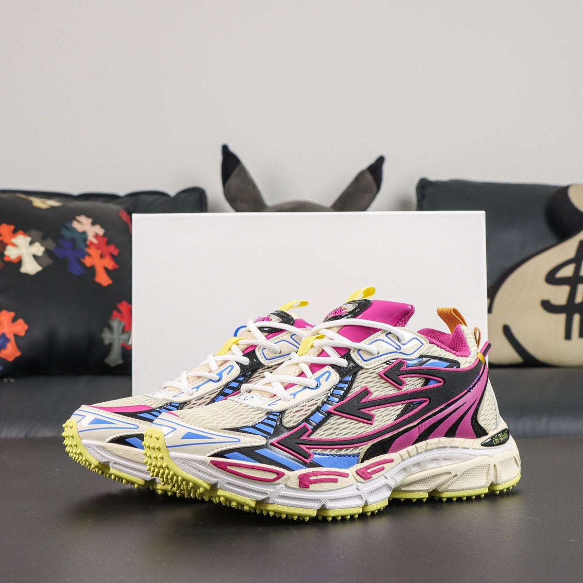 Off-White Be Right Back 'Blanc Rose Fuchsia' — vue 16