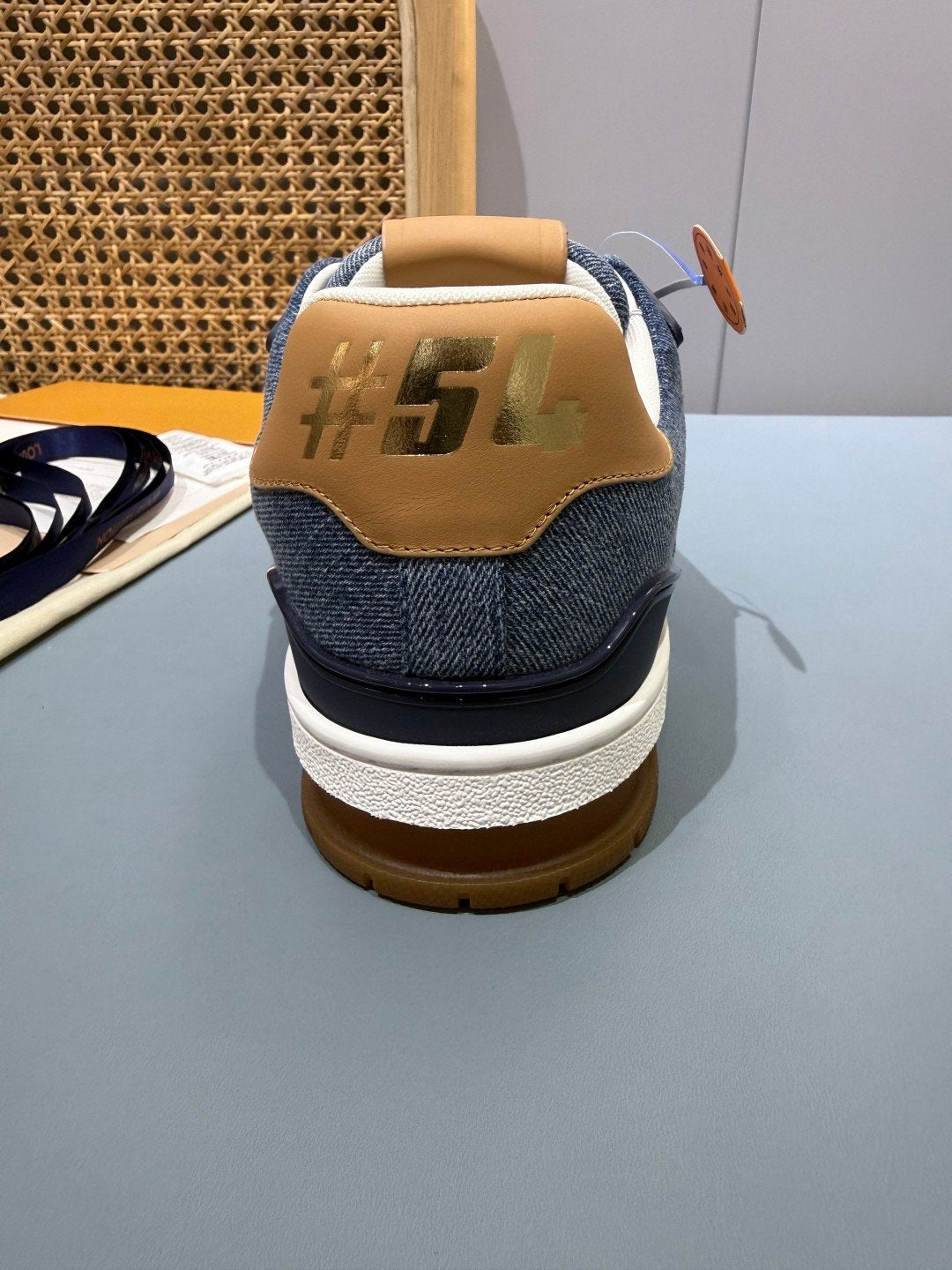 Sneakers Trainer 'Denim Bleu Marine' — vue 10