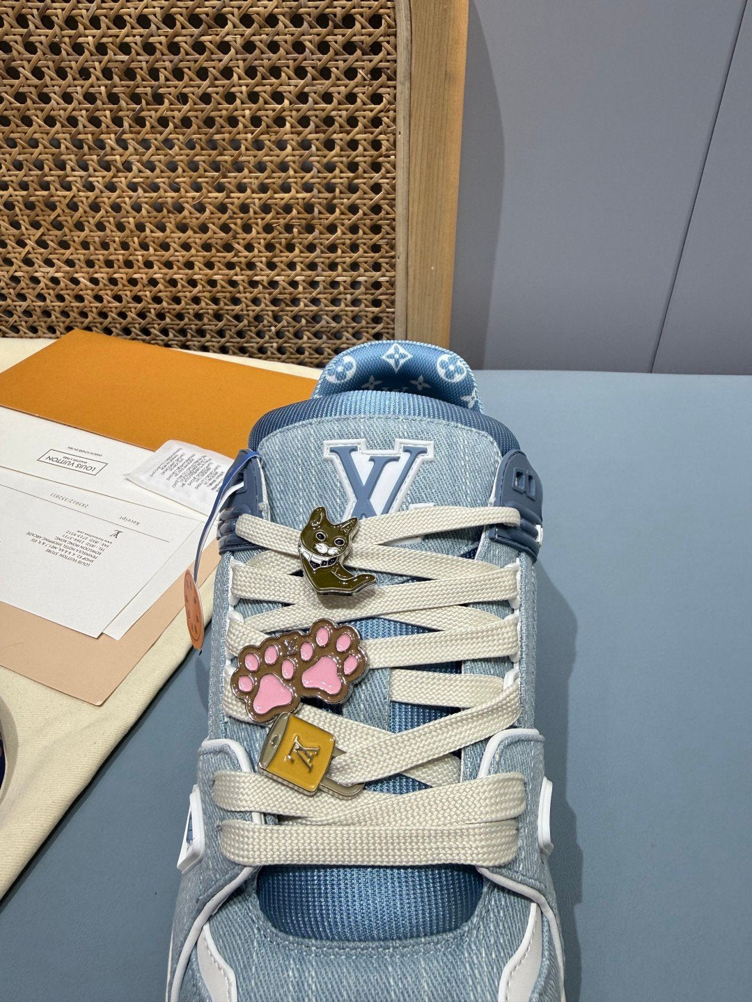 Sneakers Trainer 'Bleu Ciel Denim' — vue 7