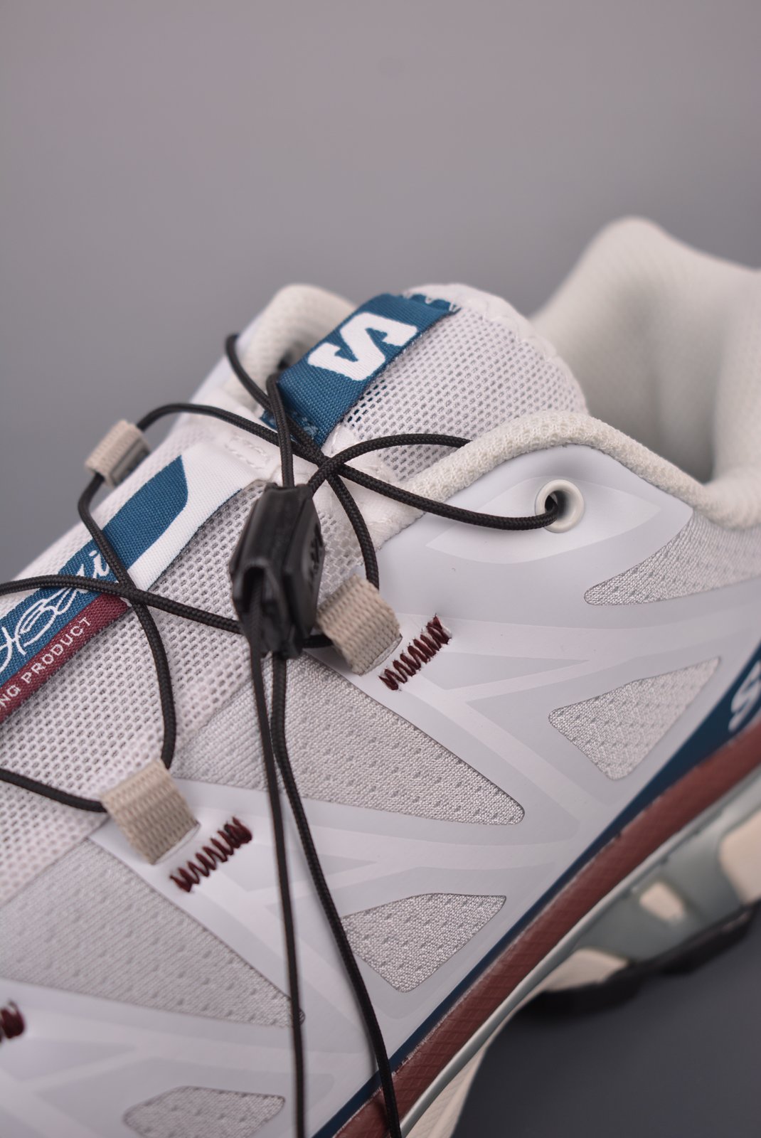 Sneakers Goodbai x XT-6 'White Blue Maroon Brown' — vue 5