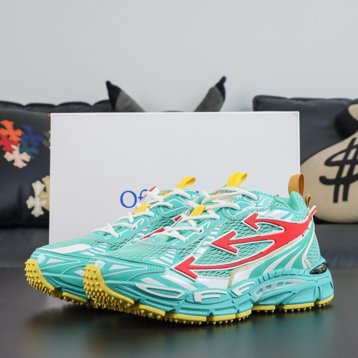 Off-White Be Right Back 'Turquoise Rouge' — vue 17
